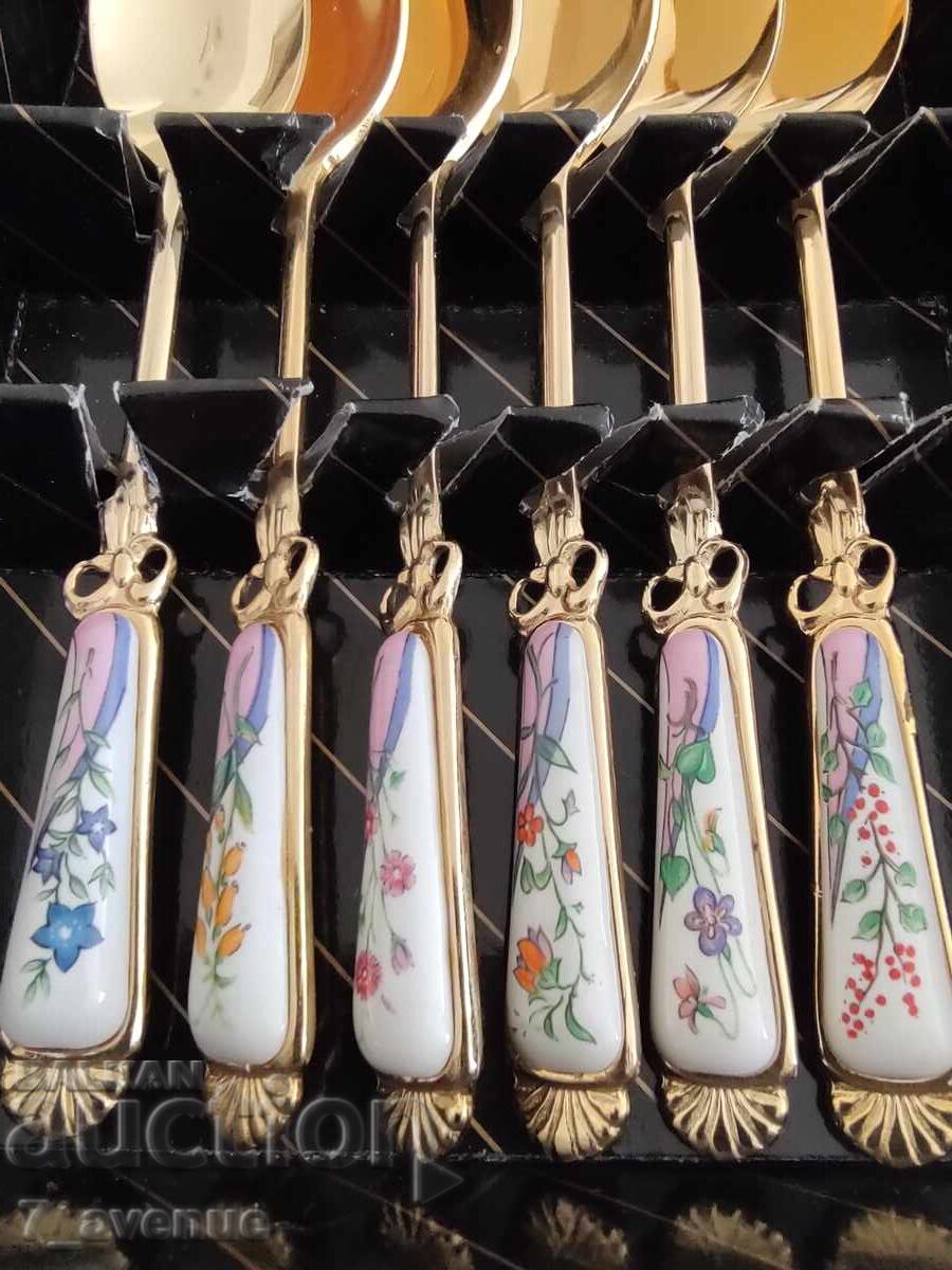 Dessert Spoons with Flowers, Triumph of Nature 30.06.25 with price 149.00 BGN | € 76.18