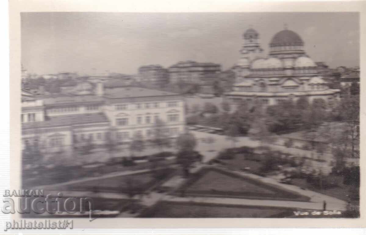 OLD SOFIA circa 1951 POSTCARD View with the Cathedral 479