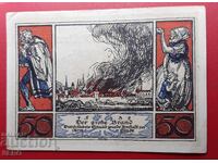 Bancnota-Germania-Thuringia-Arnstadt-50 pfennig 1921