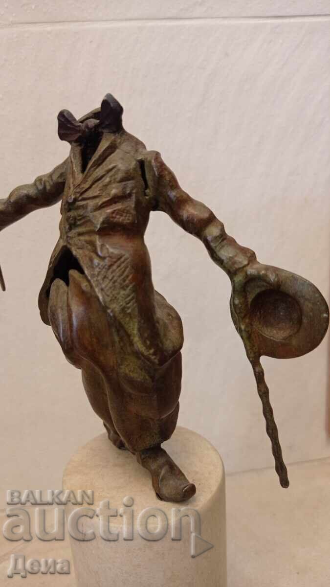 Аукцион Ставри Калинов- скулптура "Чарли Чаплин"