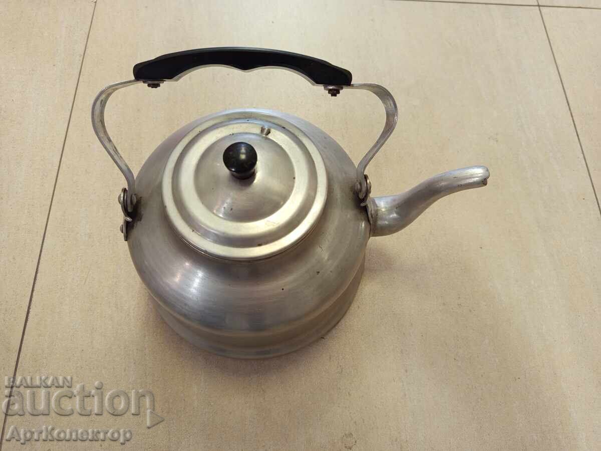 Old large aluminum kettle with price 50.00 BGN | € 25.56