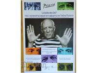 Afiș expoziție Picasso la Burgas 2022