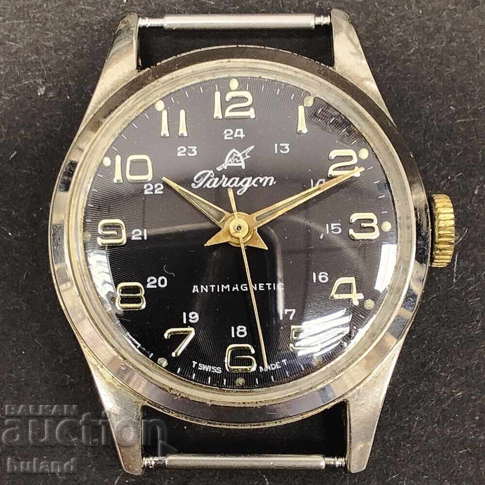 Аукцион Стар Швейцарски Часовник Paragon с Механизъм Amida SWISS БЗЦ