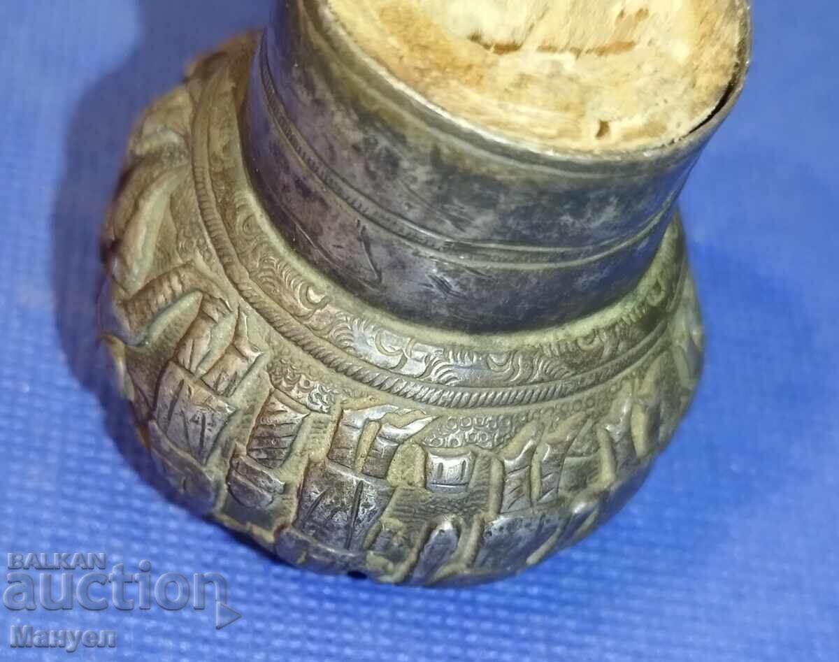 Old silver cane handle - 6 Old silver cane handle - 6