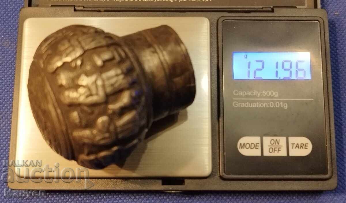 Old silver cane handle - 7 Old silver cane handle - 7