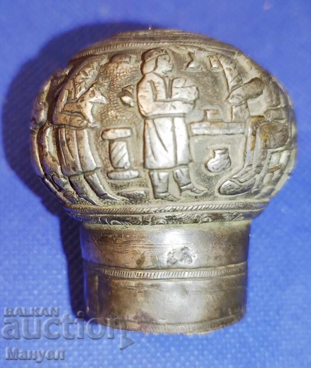 Old silver cane handle Old silver cane handle