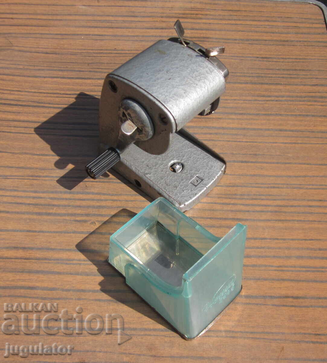 Old Russian Soviet mechanical desk sharpener NEMA 2648 Old Russian Soviet mechanical desk sharpener NEMA 2648