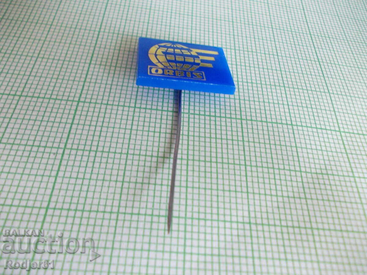 Auction  badges - travel agency ORBIS Poland - 2 pcs