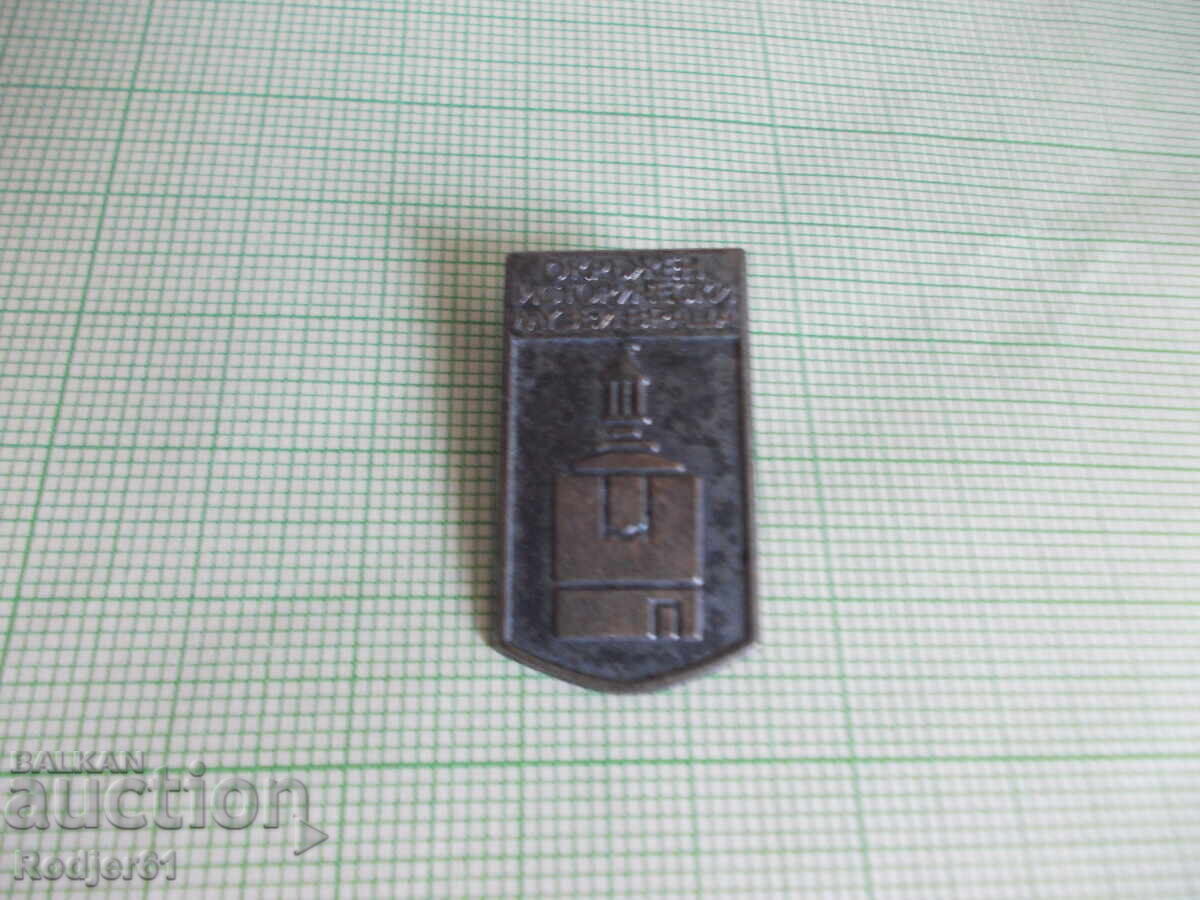 Insigne - Muzeul de Istorie Vrața 2 buc