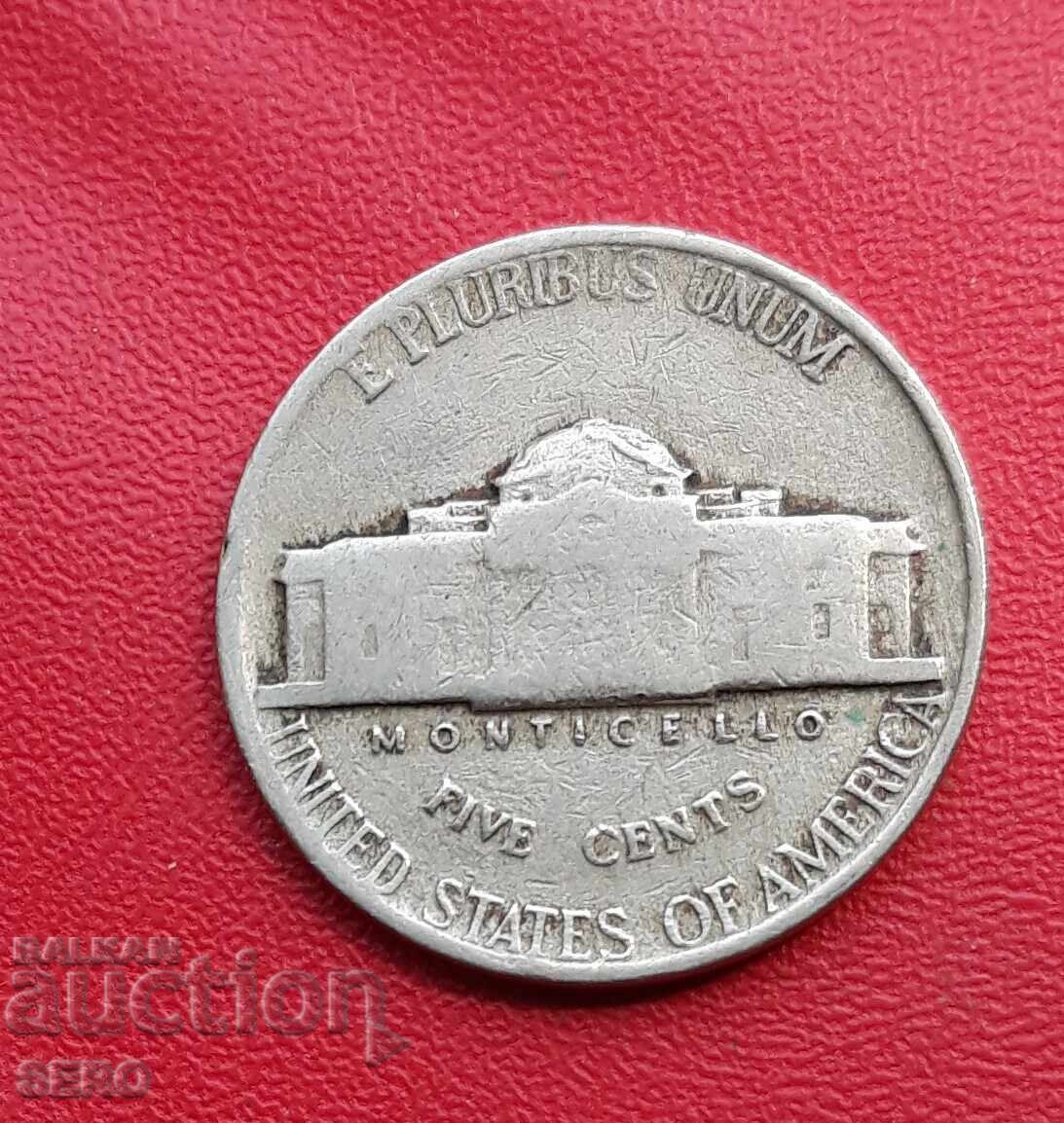 USA-5 cents 1941 with price 0.60 BGN | € 0.31