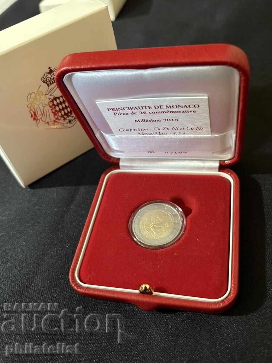 Delivery of Monaco 2018 2 Euro - 250 g The Birth of François-Joseph Bosio