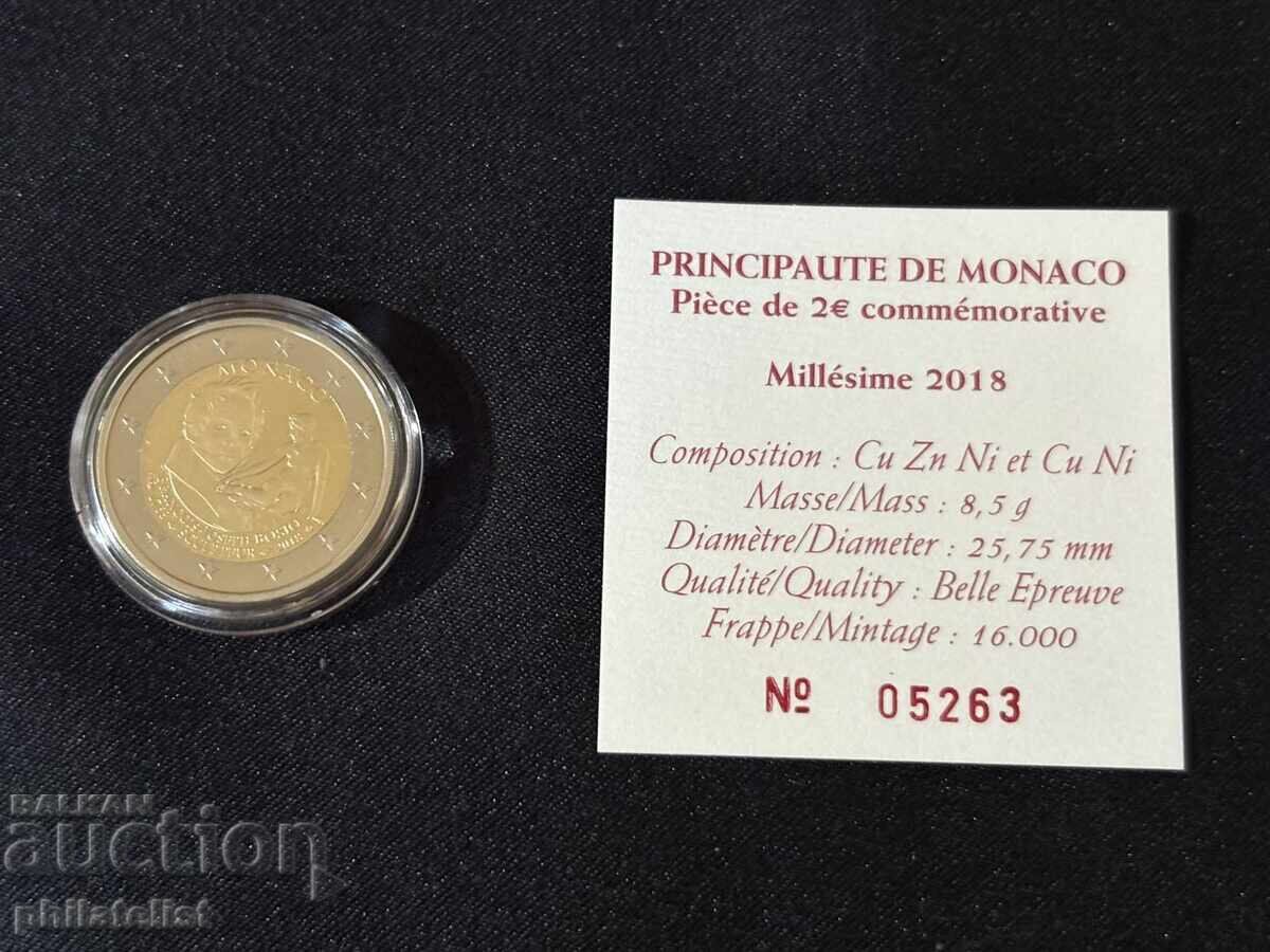 Monaco 2018 2 Euro - 250 g The Birth of François-Joseph Bosio - 5