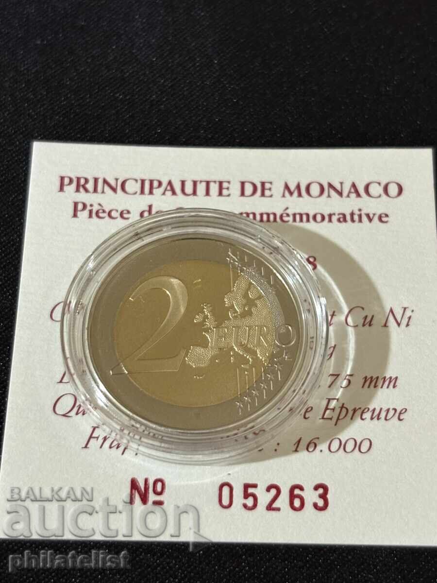 Monaco 2018 2 Euro - 250 g The Birth of François-Joseph Bosio - 7