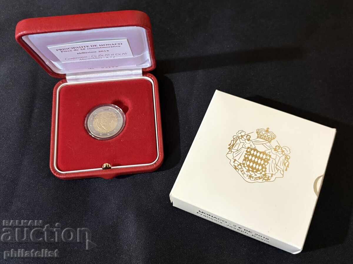 Monaco 2018 2 Euro - 250 g The Birth of François-Joseph Bosio