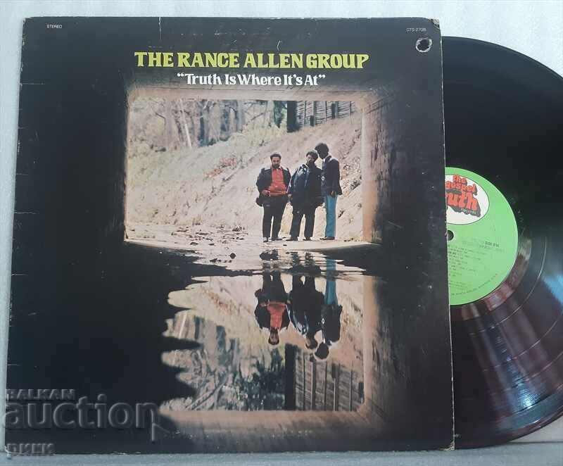 The Rance Allen Group ‎– Truth Is Where It's At - 1972