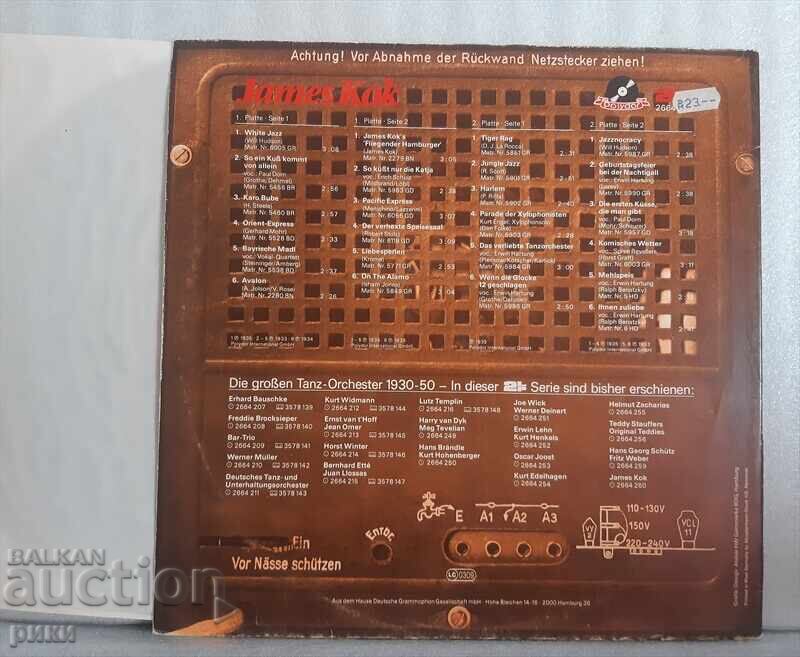 James Kok - The Great Dance Orchestras 1930-1950 with price 33.00 BGN | € 16.87 James Kok - The Great Dance Orchestras 1930-1950 with price 33.00 BGN | € 16.87