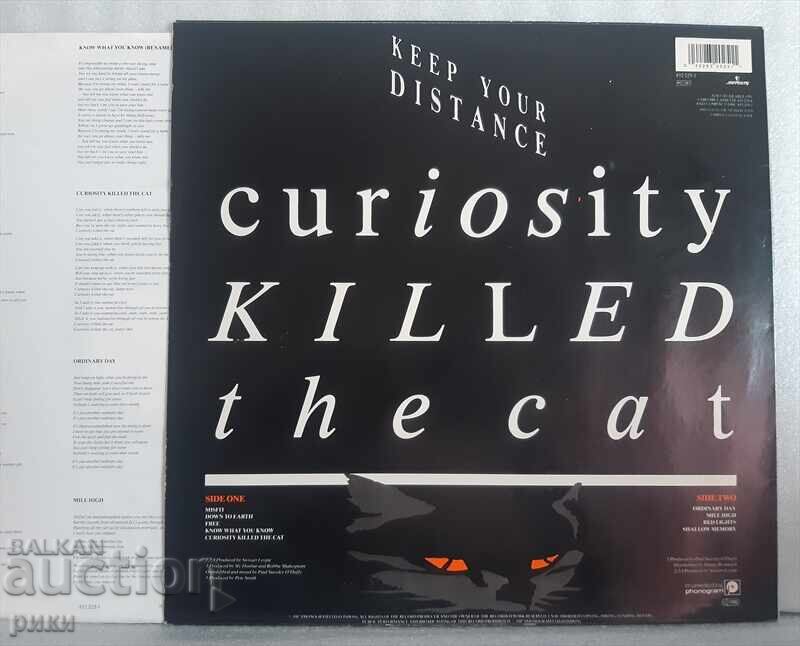 Curiosity Killed The Cat – Keep Your Distance with price 18.00 BGN | € 9.20 Curiosity Killed The Cat – Keep Your Distance with price 18.00 BGN | € 9.20