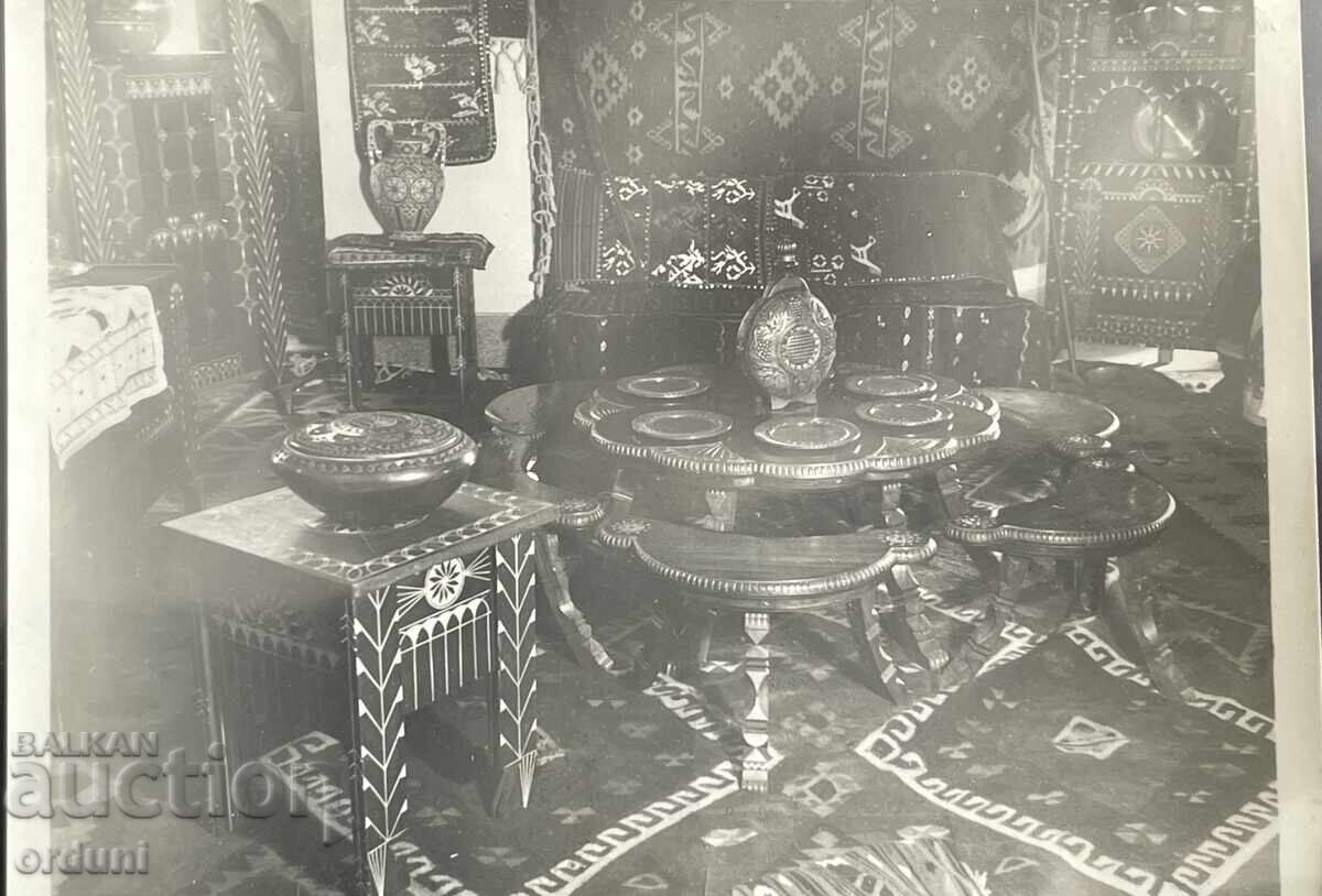 5045 Tsarstvo Bŭlgariya expoziție de mobilă Troian sculptură în lemn anii '30