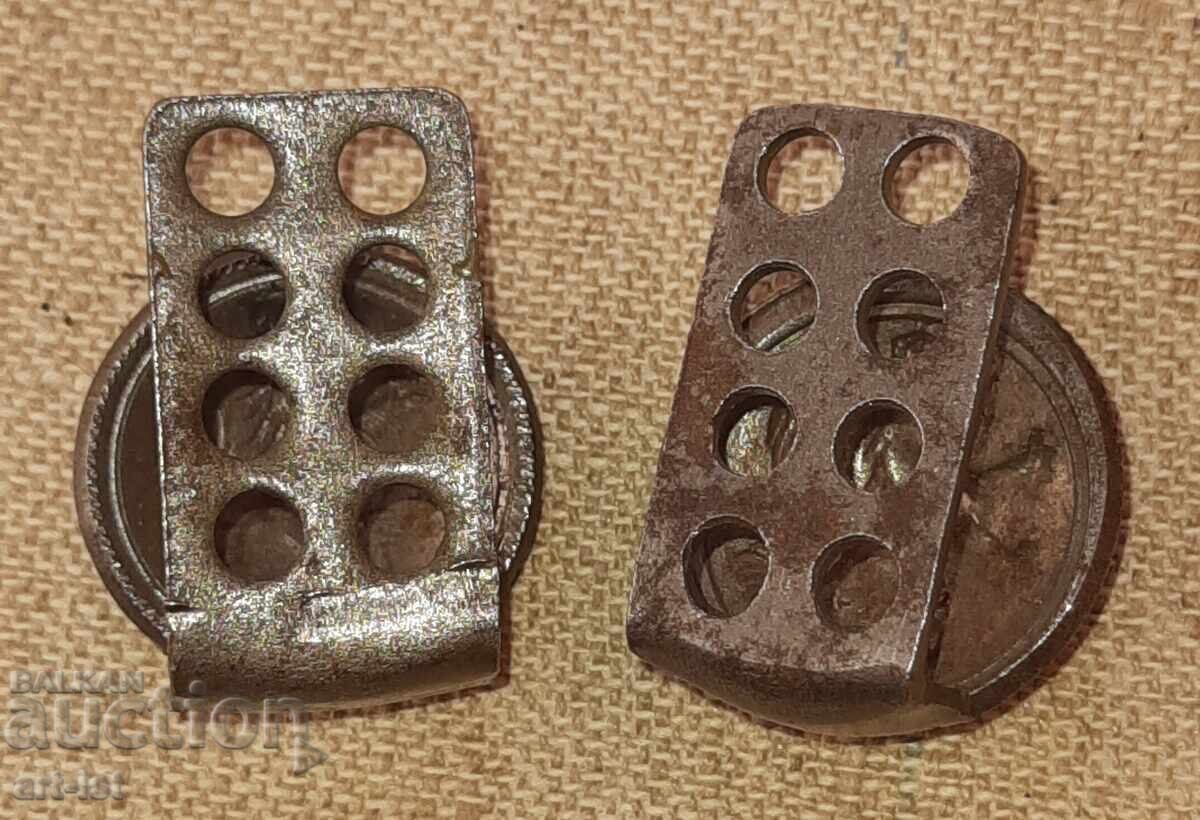 Two royal carriers from military uniform, Boris III with price 60.00 BGN | € 30.68