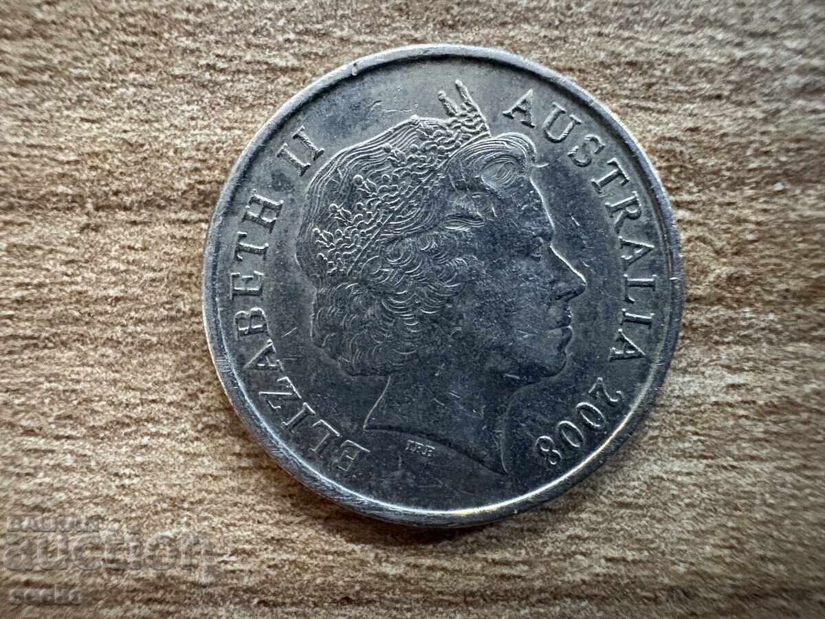 Αυστραλία - 5 λεπτά (2008) με τιμή 0.55 BGN | € 0.28