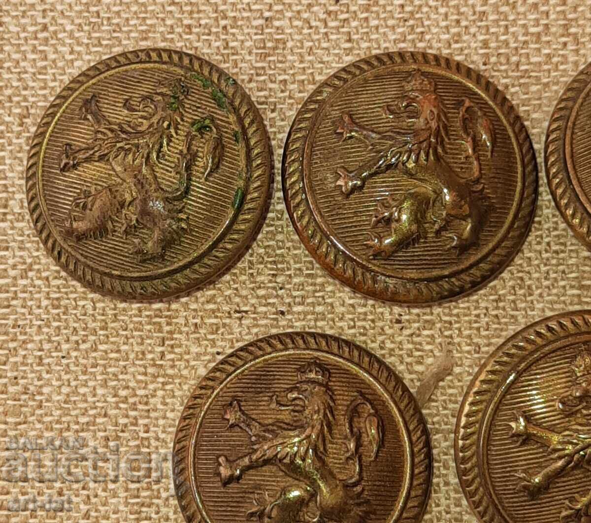 Παράδοση 5τμχ κουμπιά από τσαρική στολή, Μπορίσοβο vr