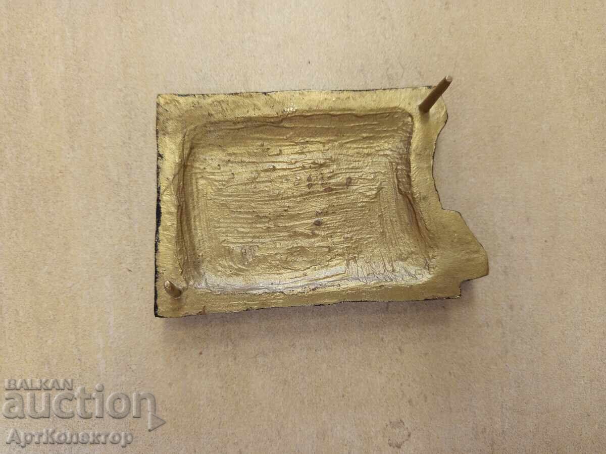 Παράδοση Παλιά πλαστική ορείχαλκου μπρούτζινος λέων