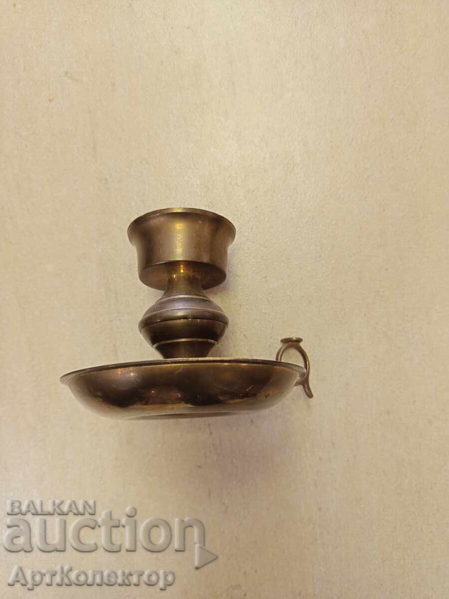 Аукцион Стар бронзов свещник, декор, кандилабър, лампа, свещ, фенер