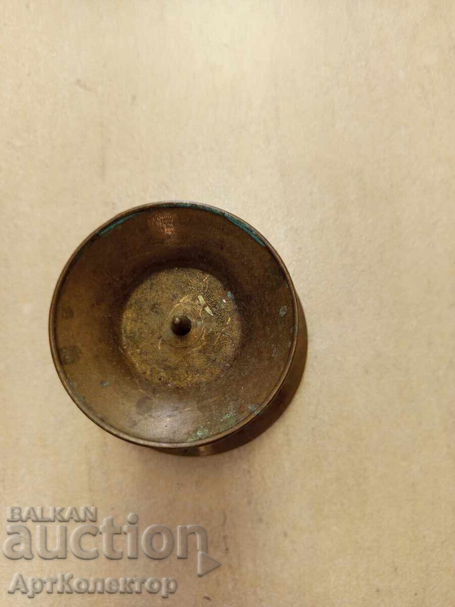 Σταρένιος μπρούτζινος κηροπήγιο, διακόσμηση, καντηλάβρι, λάμπα, κερί, φανάρι με τιμή 29.00 BGN | € 14.83