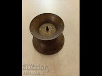 Σταρένιος μπρούτζινος κηροπήγιο, διακόσμηση, καντηλάβρι, λάμπα, κερί, φανάρι