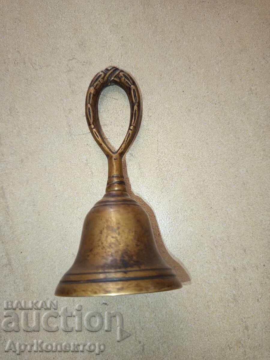 Стар звънец камбана бронзов възрожденски - 5