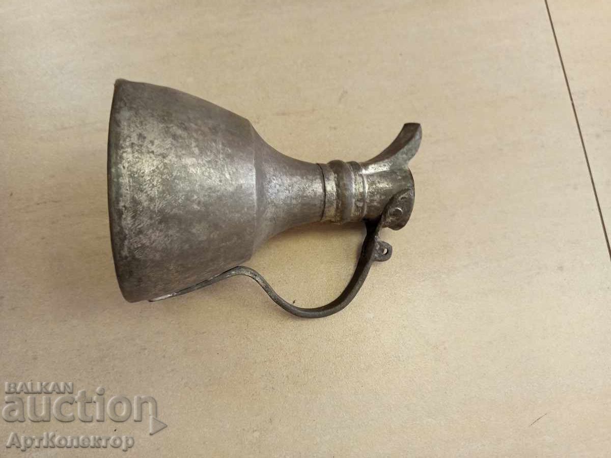 Παράδοση Παλιό μπρίκι γκιούμ τσαγιέρα χάλκινο χάλκινο σκεύος 19ος αιώνας