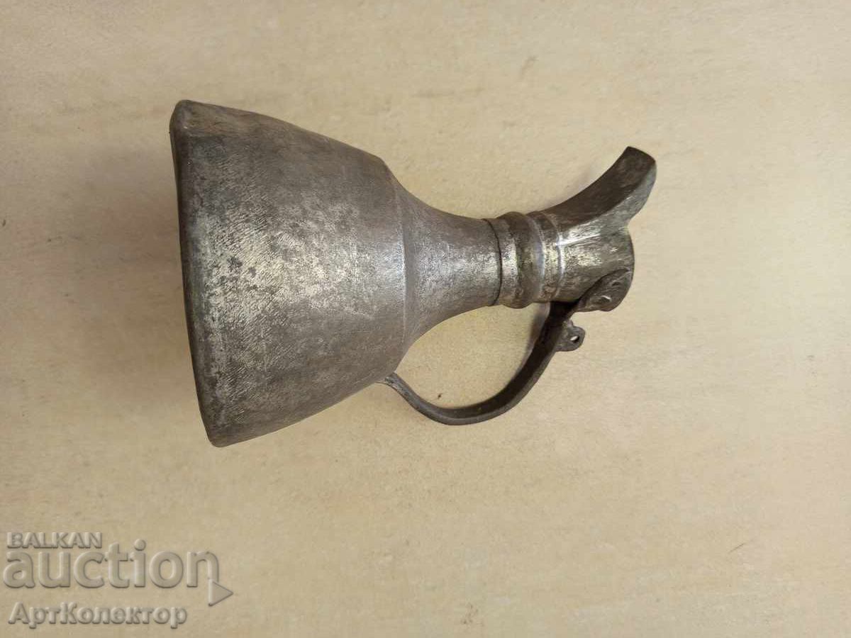 Παλιό μπρίκι γκιούμ τσαγιέρα χάλκινο χάλκινο σκεύος 19ος αιώνας - 5