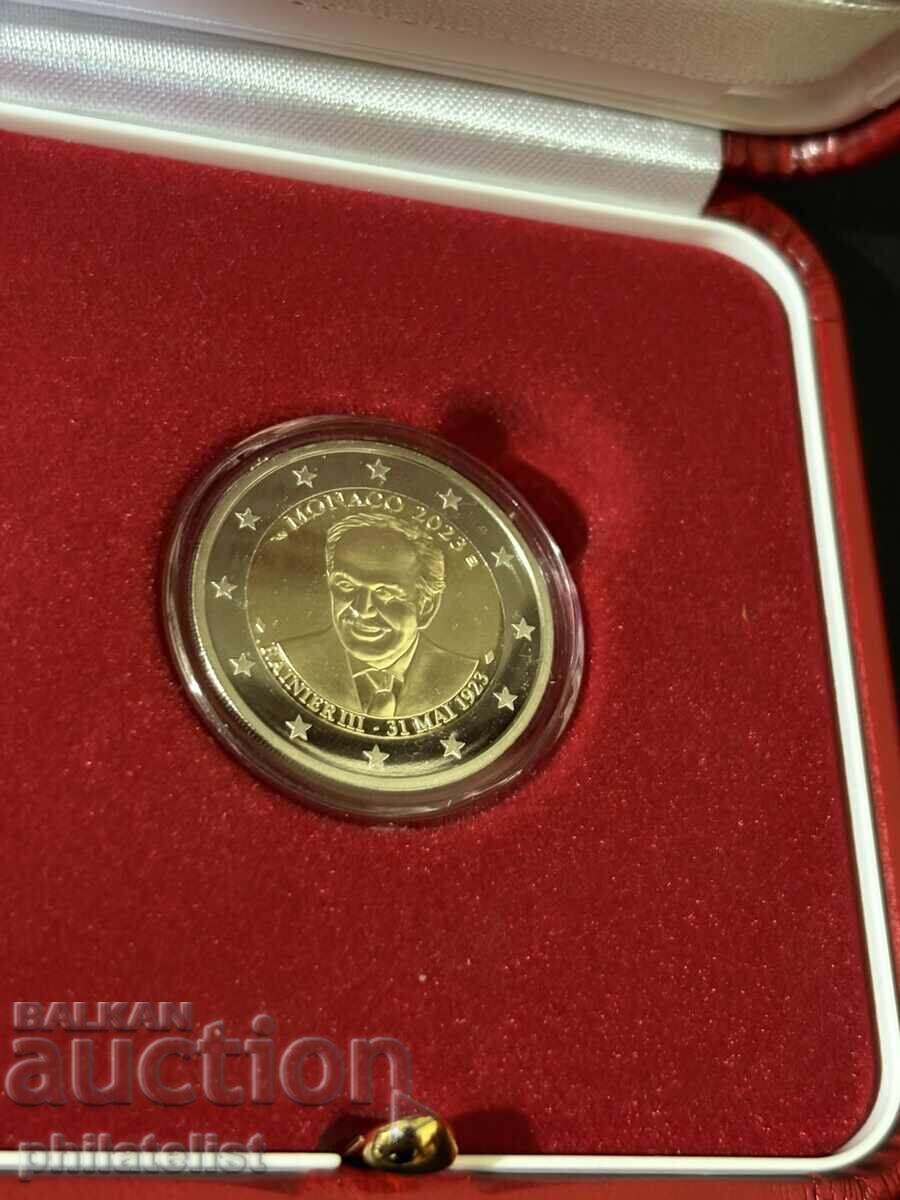 Μονακό 2023 – 2 ευρώ - Πρίγκιπας Ρενιέ III (1923-2005) PROOF - 5