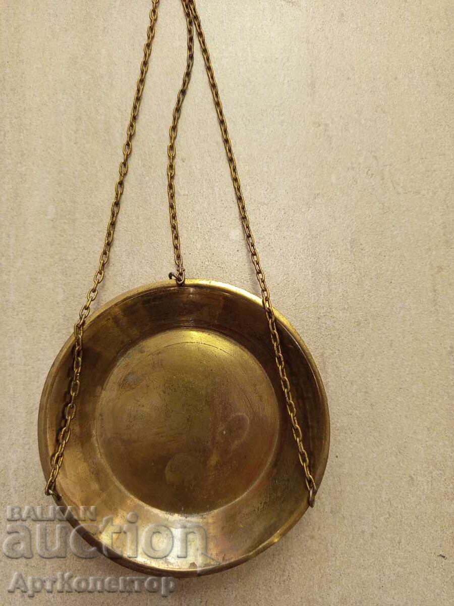 Licitație Cântar balanță bronz, stare perfectă