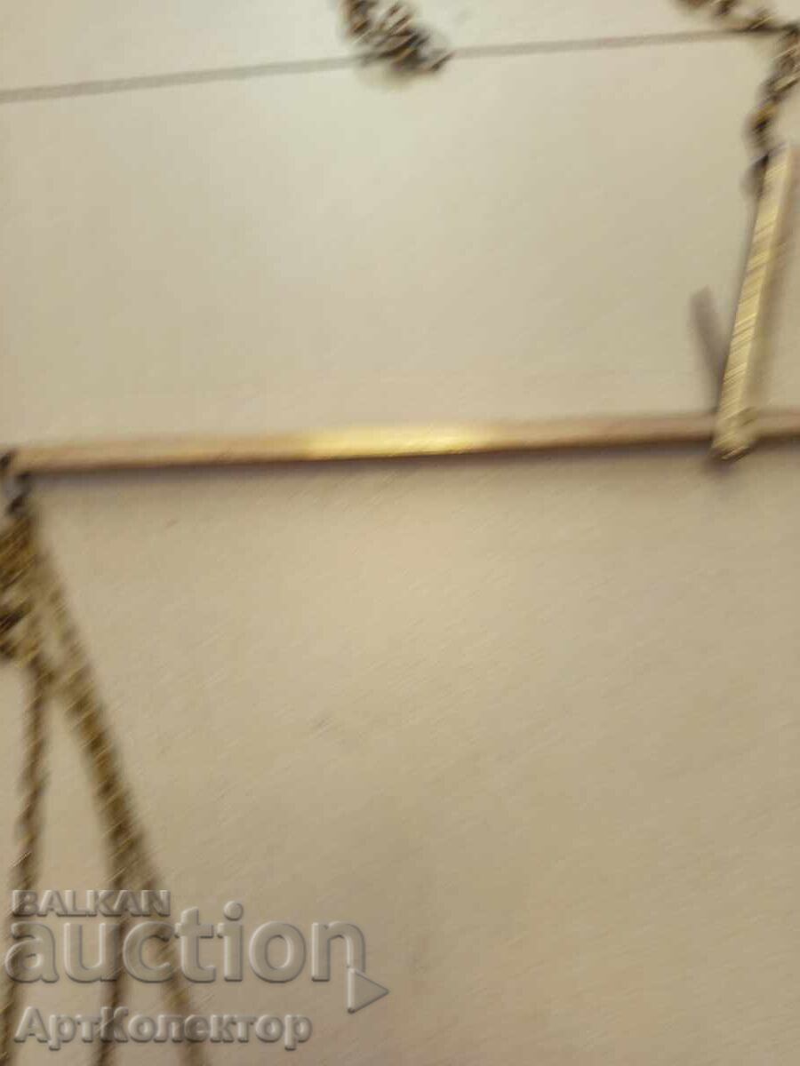 Livrarea Cântar balanță bronz, stare perfectă