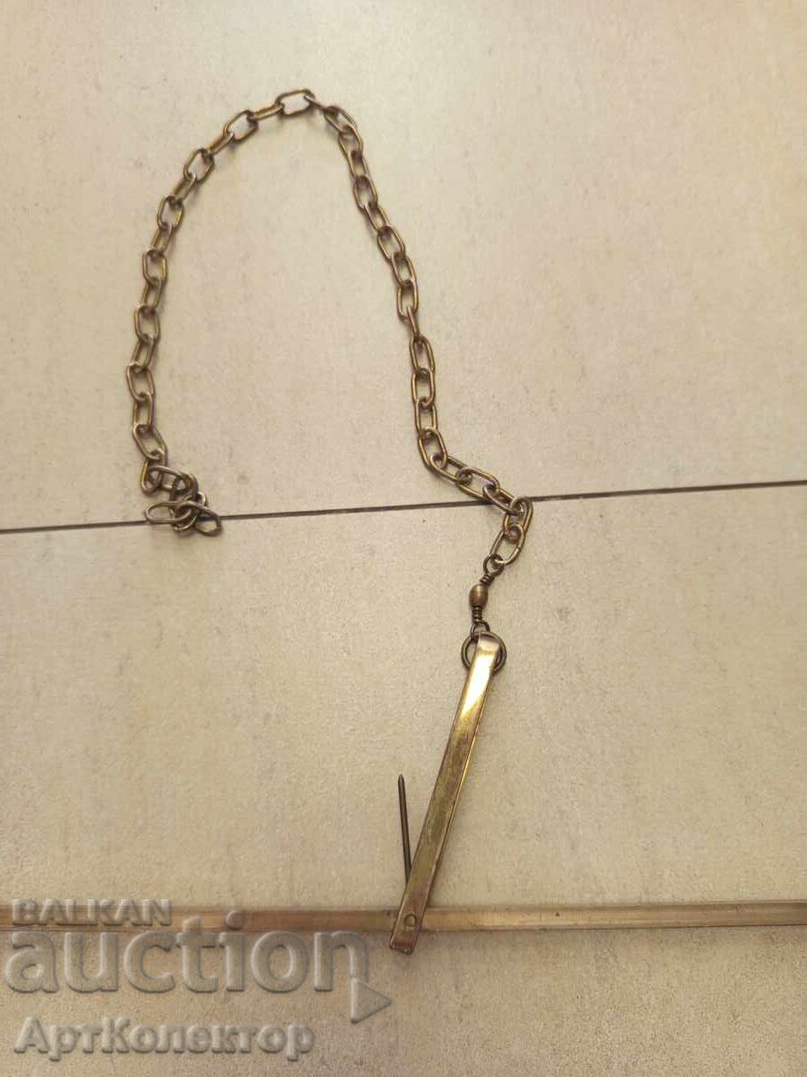 Cântar balanță bronz, stare perfectă - 5