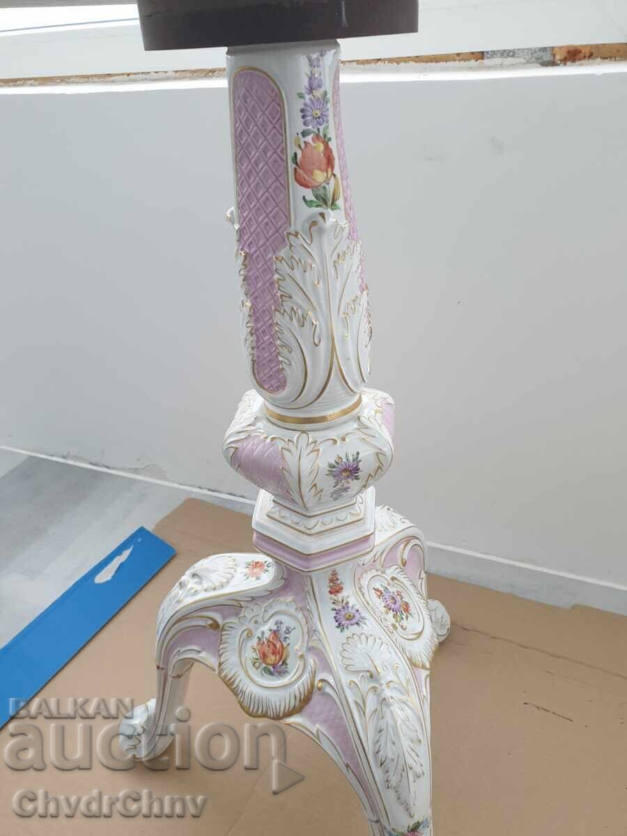 Delivery of Large German Porcelain Table PMP Von Schierholz 68cm Delivery of Large German Porcelain Table PMP Von Schierholz 68cm