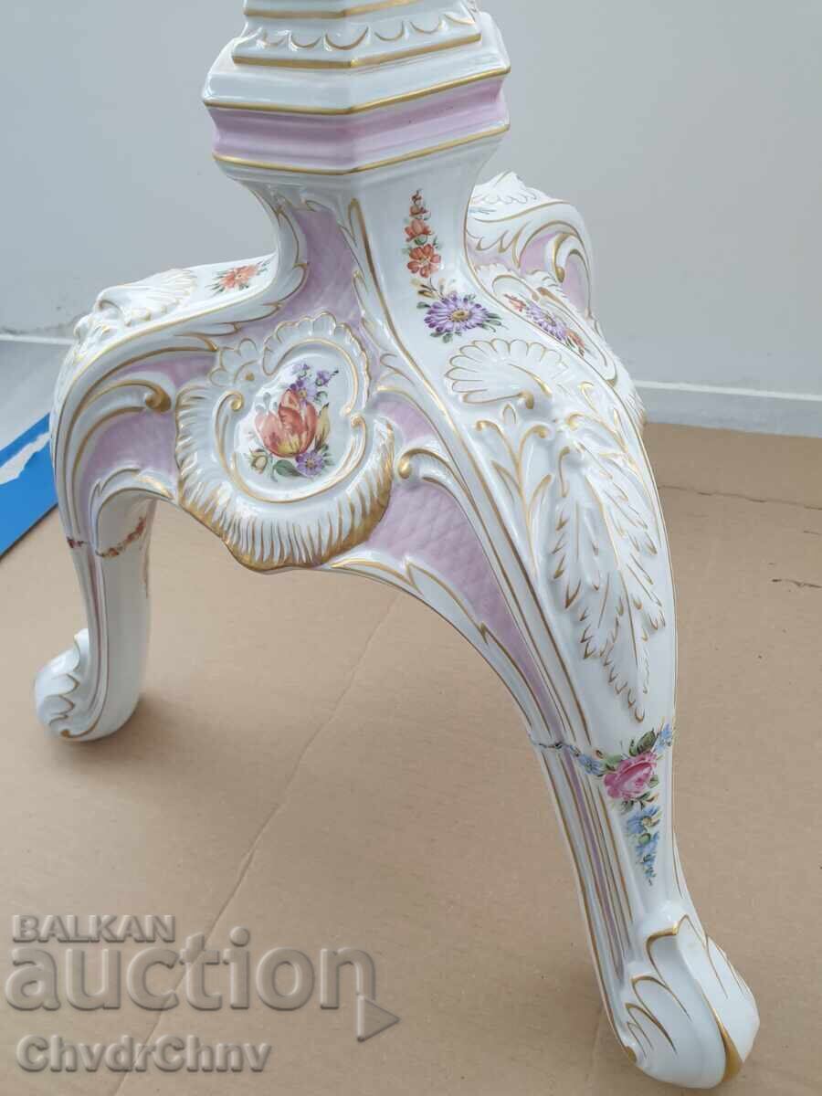 Large German Porcelain Table PMP Von Schierholz 68cm - 5 Large German Porcelain Table PMP Von Schierholz 68cm - 5