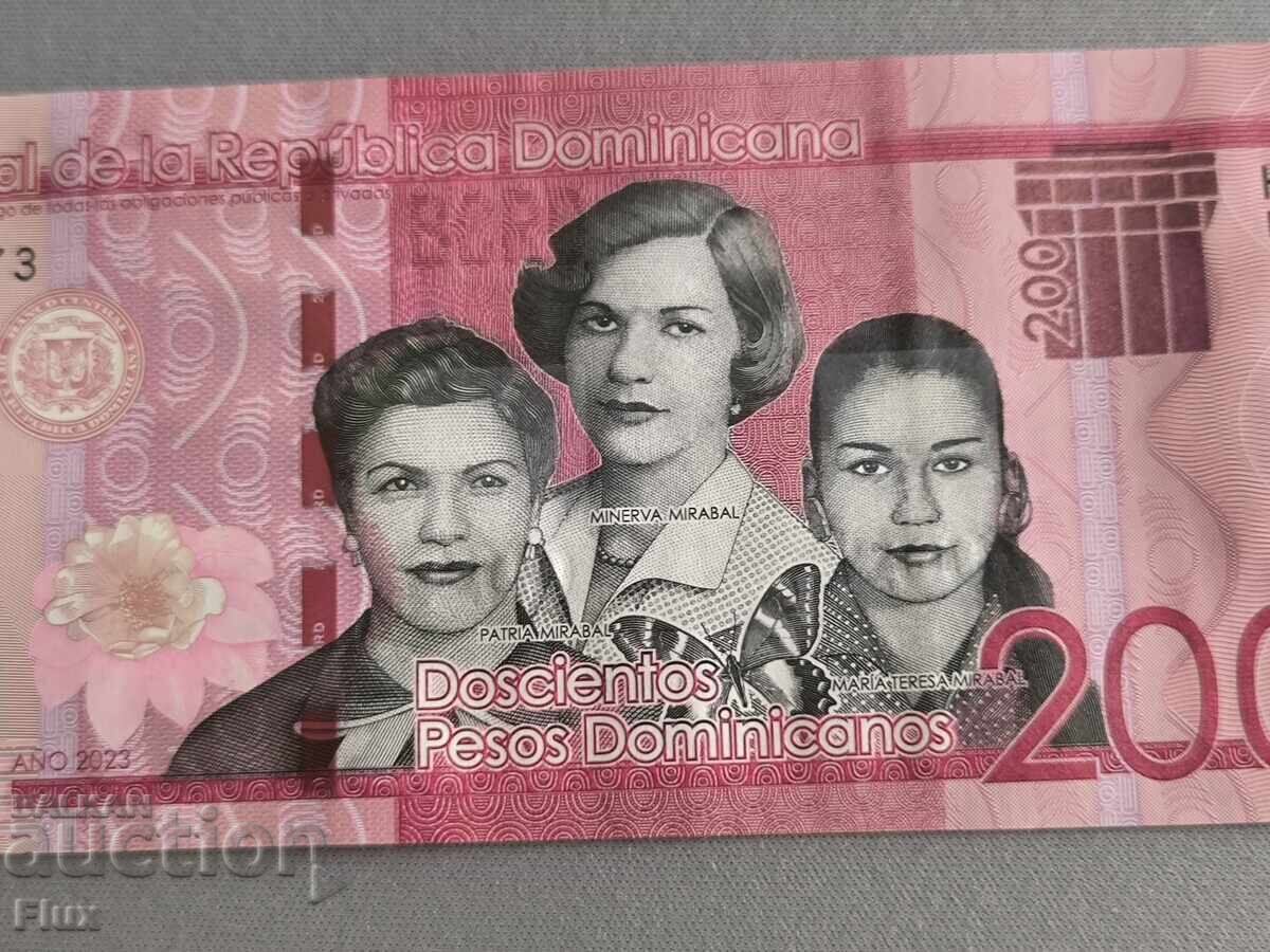 Banknote - Dominican Republic - 200 pesos UNC | 2023 with price 20.00 BGN | € 10.23 Banknote - Dominican Republic - 200 pesos UNC | 2023 with price 20.00 BGN | € 10.23