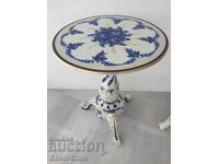 Masă mare din porțelan german Von Schierholz PMP GDR 64cm