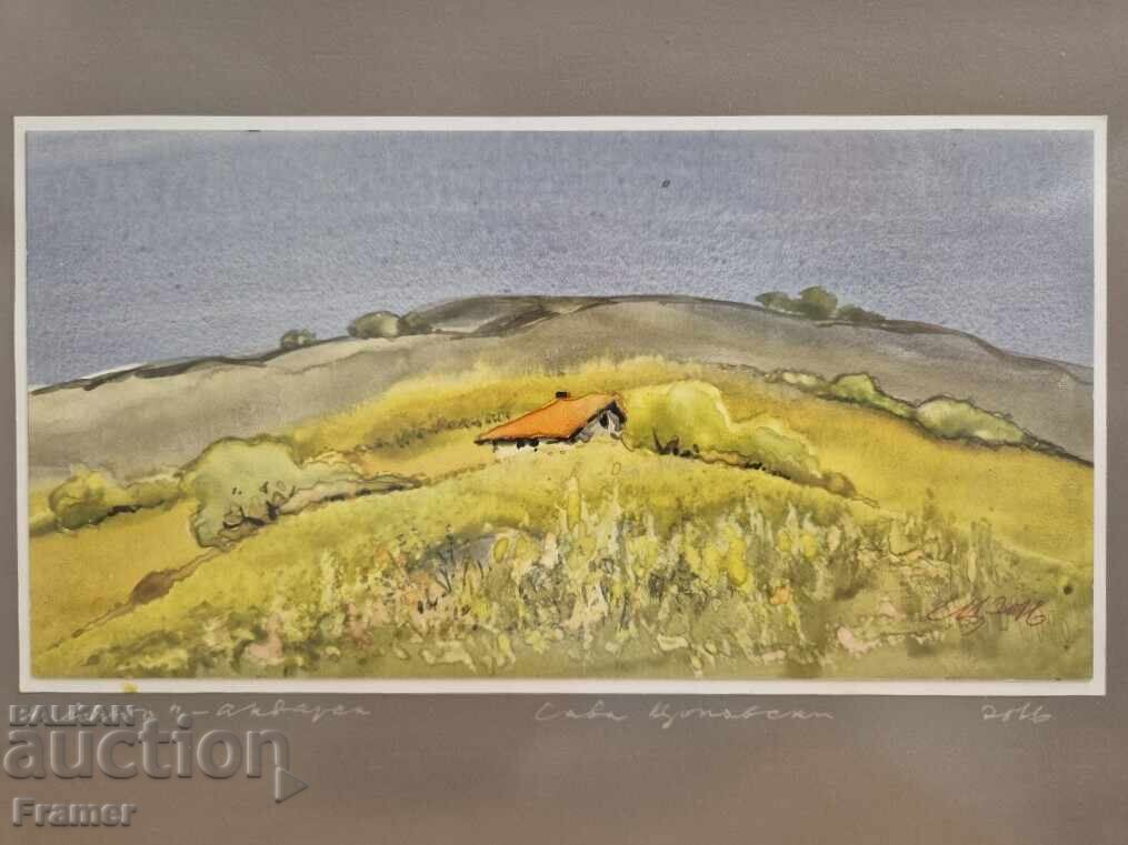 Watercolor by the great Bulgarian artist Sava Tsonovski 7A with price 510.00 BGN | € 260.76