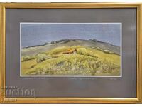 Watercolor by the great Bulgarian artist Sava Tsonovski 7A