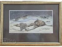 Watercolor by the great Bulgarian artist Sava Tsonovski 7b