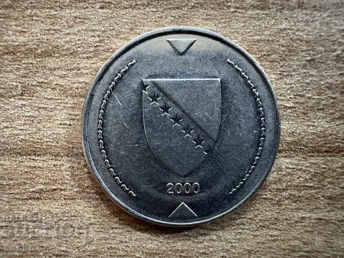 Bosnia and Herzegovina - 1 mark (2000) with price 1.30 BGN | € 0.66