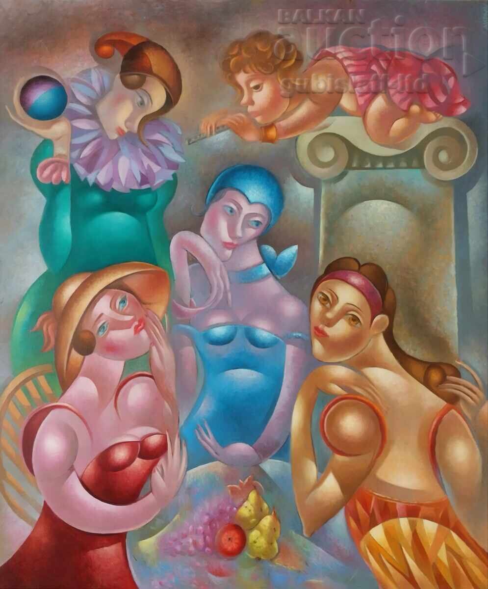 Delivery of Painting "Memory from Thassos Island", artist Tsvetomir Asenov, 2023