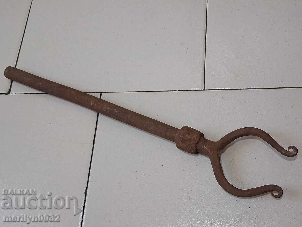 Delivery of Hand-forged wedge from ox yoke, wrought iron, ok