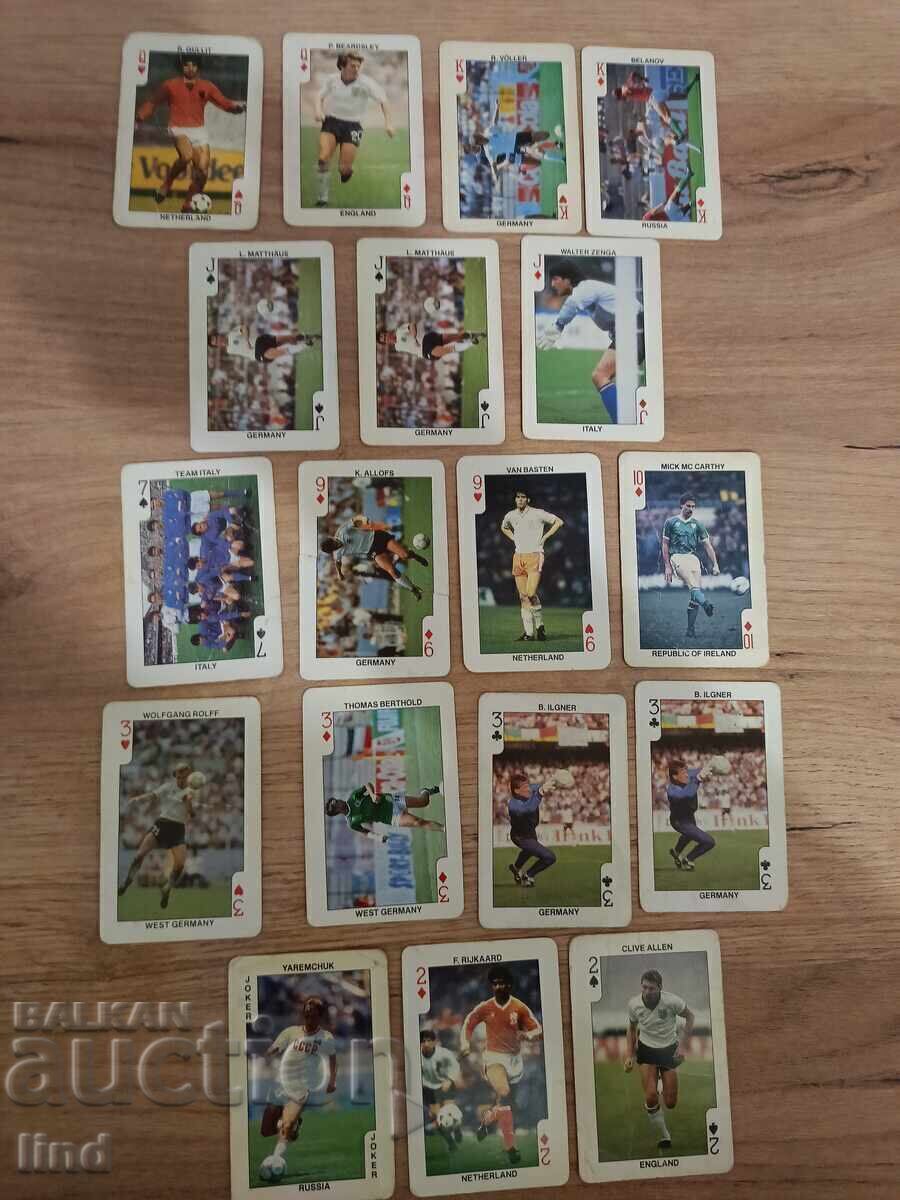 Carduri cu fotbaliști Euro 1988
