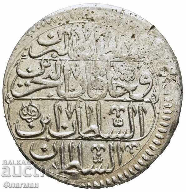 Turcia 20 Bani (Irmilik) 1115 d.C. Sultan Ahmed III - Rare RR cu preț € 120.00 | 234.70 BGN