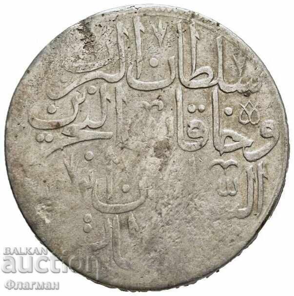 Turcia 1 Kuruş 1106 d. H. Sultanul Mustafa al II-lea cu preț € 140.00 | 273.82 BGN