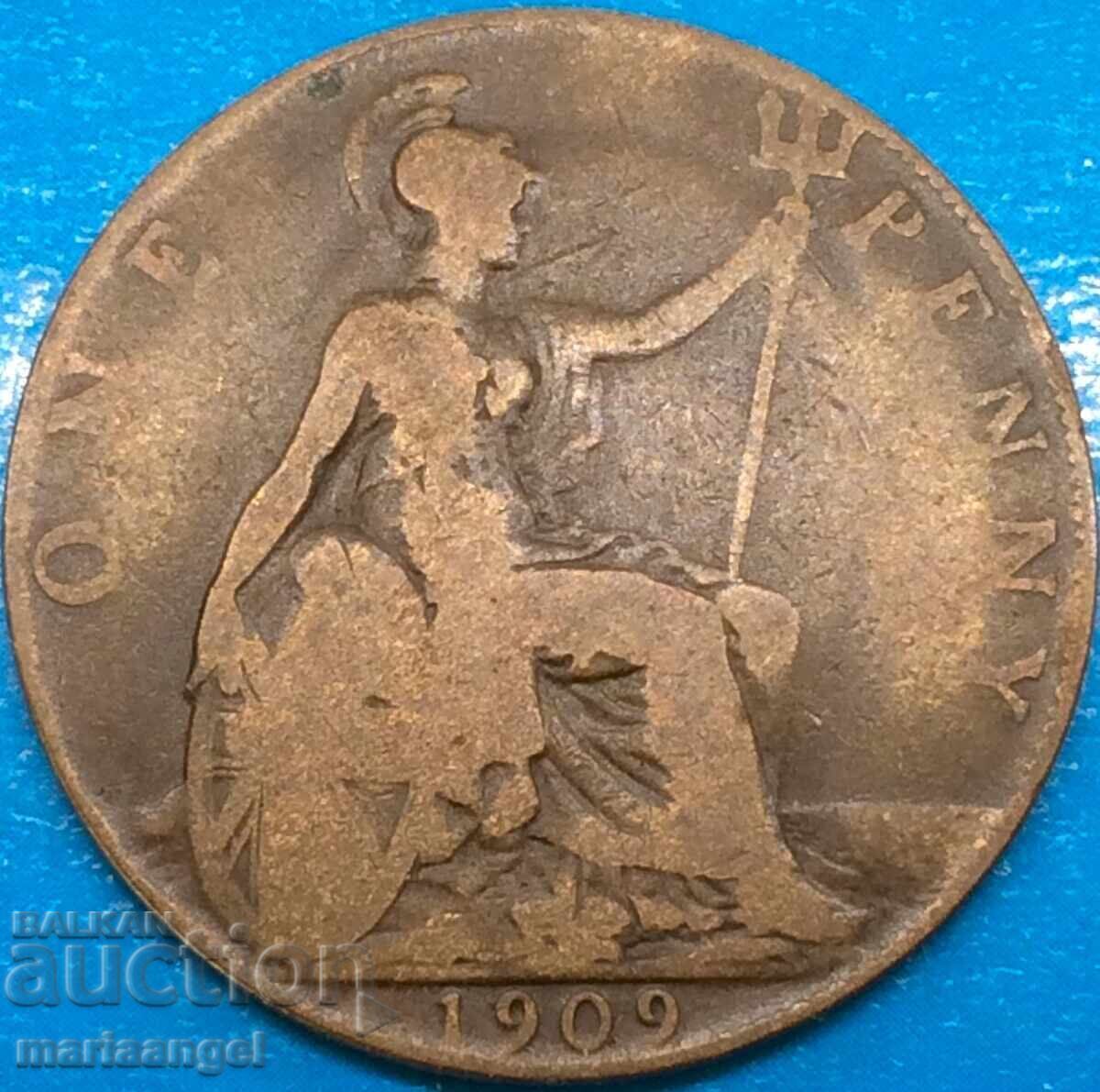 Μεγάλη Βρετανία 1/2 πένα 1909 - 6